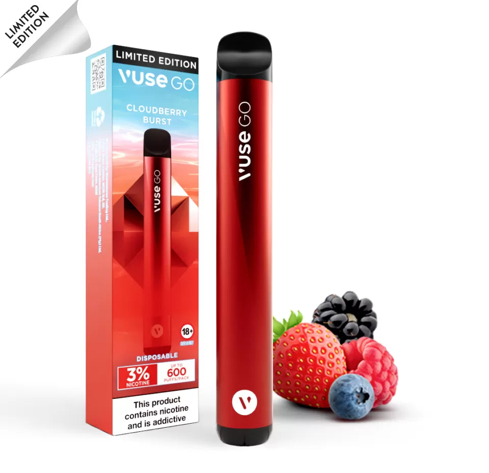 VUSE GO CLOUDBERRY BURST Disposable vape 600 Puffs 3%