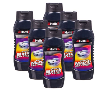 Holts Colour Match Car Polish - Black (500ml) - 6 Pack