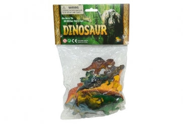 DINOSAURS 12 PCE IN BAG