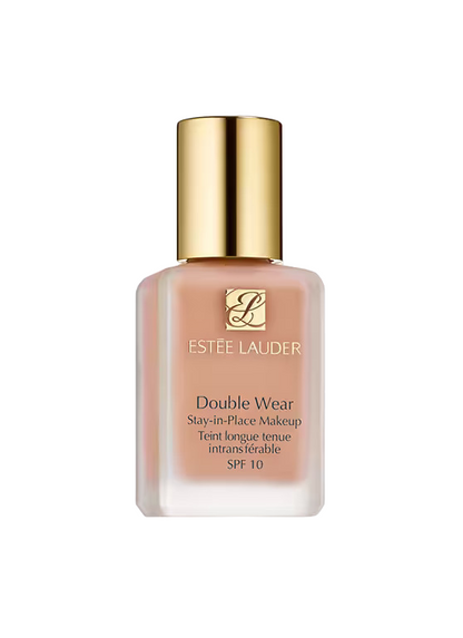 Estée Lauder Double Wear Stay-in-Place Makeup SPF 10 ,30ml

In a wide range of shades that flatters all. Won’t look grey on deeper skintones.
Unifies uneven skintone and covers imperfections with buildable, medium-to-full coverage.
Feels lightweight and so comfortable, you won’t believe it’s long wear. No touchups needed.
Double Wear is the makeup that keeps up—no matter where your day takes you. Apply once and don’t think twice.