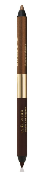 Estée Lauder Smoke and Brighten Kajal Eyeliner Duo

A dual-ended creamy pencil that packs intense colour impact: rich, pigmented shades glide on velvety smooth and blend easily.

Line, define and create eye-opening looks with this dual-ended creamy pencil featuring two contrasting high-impact hues.