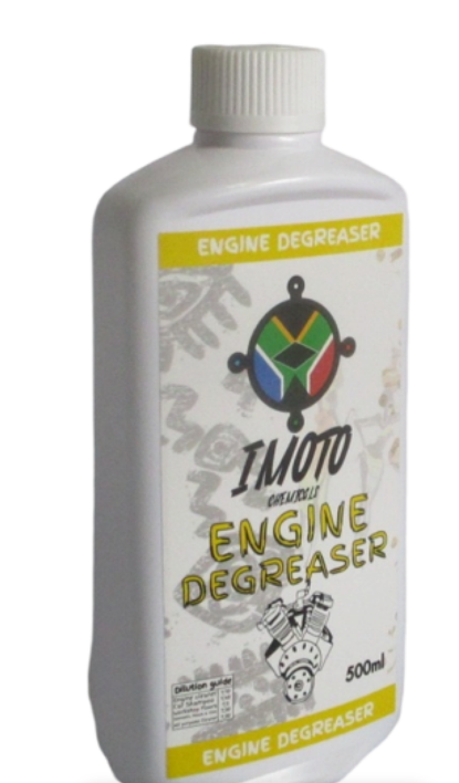 Specifications:
Imoto Engine Degreaser
Degreaser
500ml

What's in the box
1 x Imoto Engine Degreaser 400ml