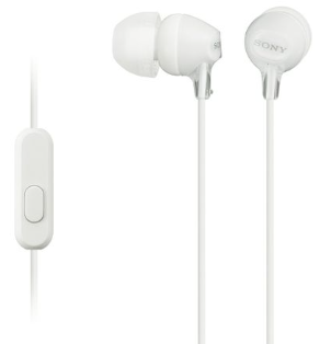 Sony MDR-EX15AP InEar Earphones - White