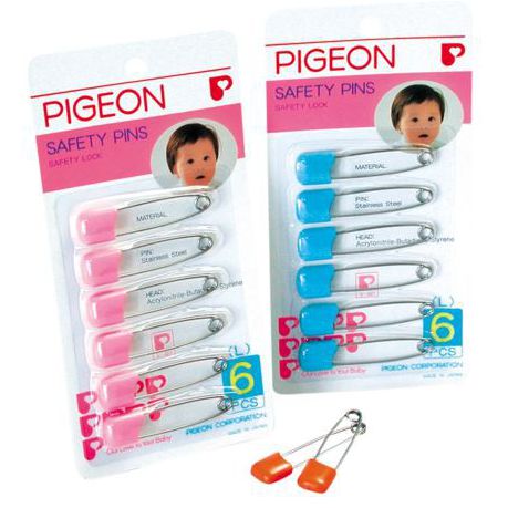 Pigeon - 6 Per Pack Large Safety Pin