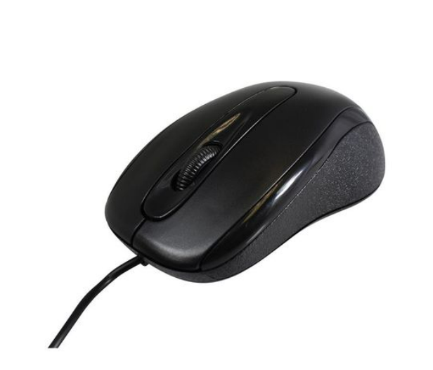 Volkano Earth Series USB Wired Optical Mouse - Black