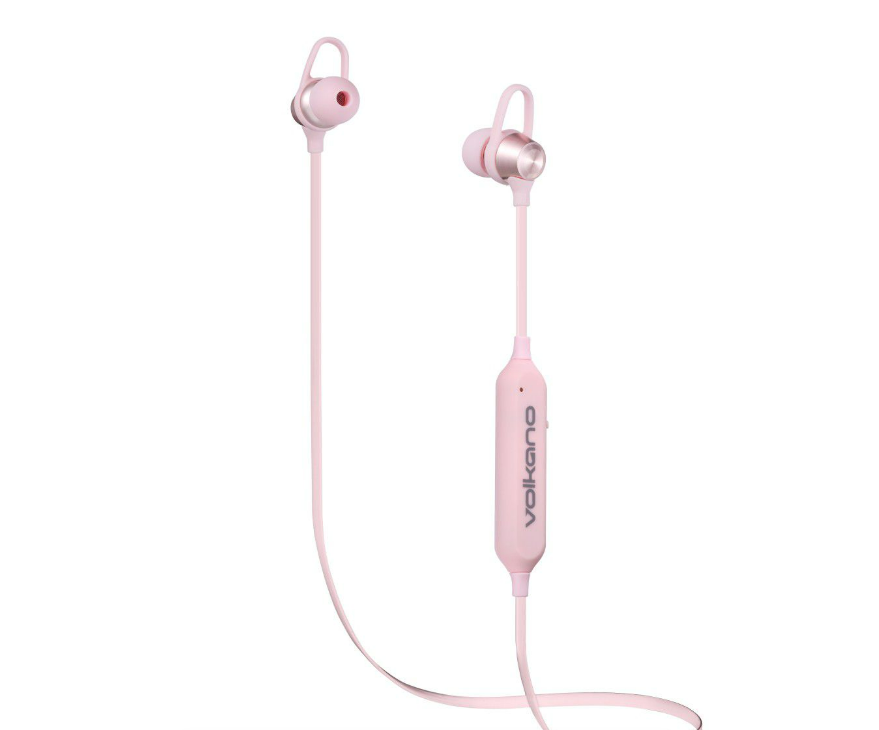 Volkano Rush 2.0 Series Bluetooth Earphones - Pink